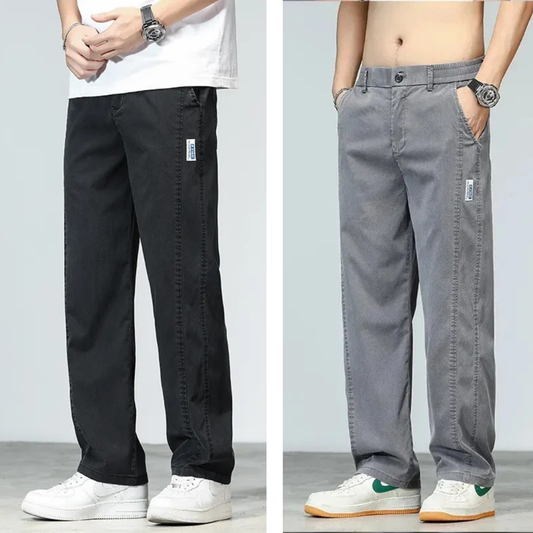 Straight Pants Combo - 2 Pc